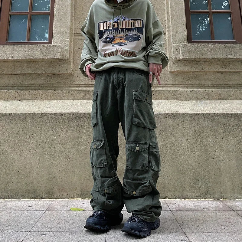 Multi Pocket Cargo Pants