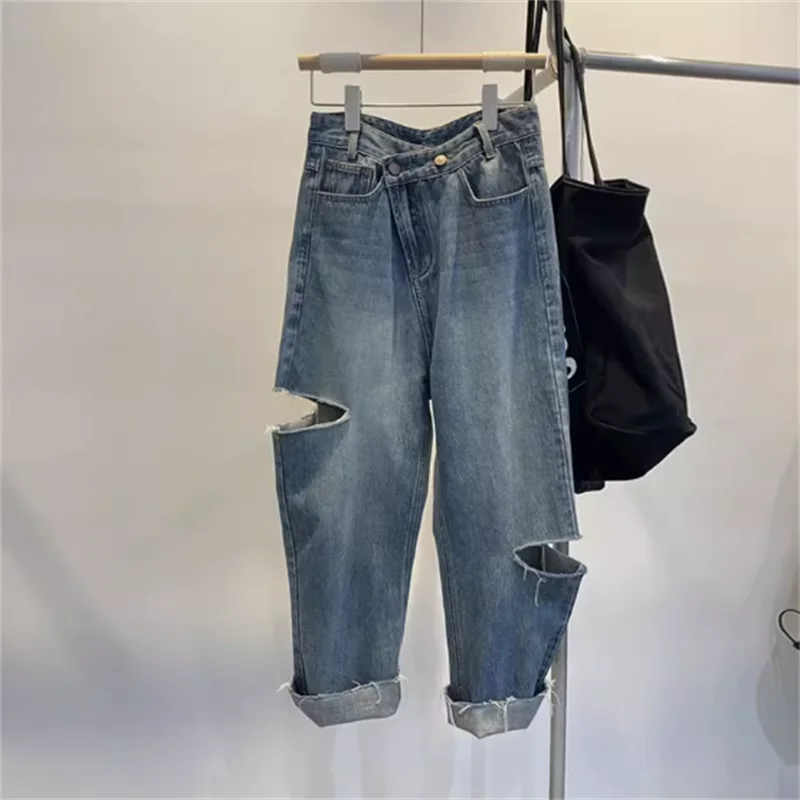 baggy ripped jeans men and women