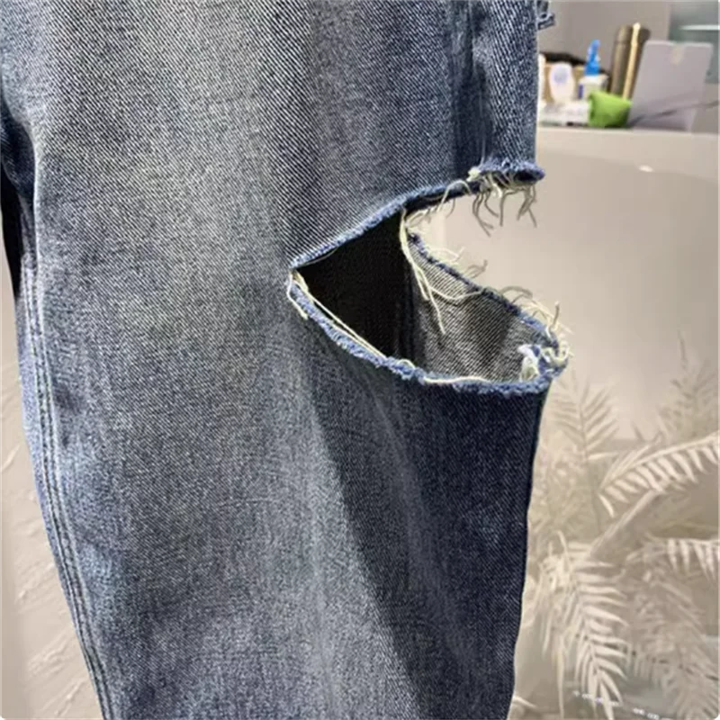 baggy ripped jeans men and women