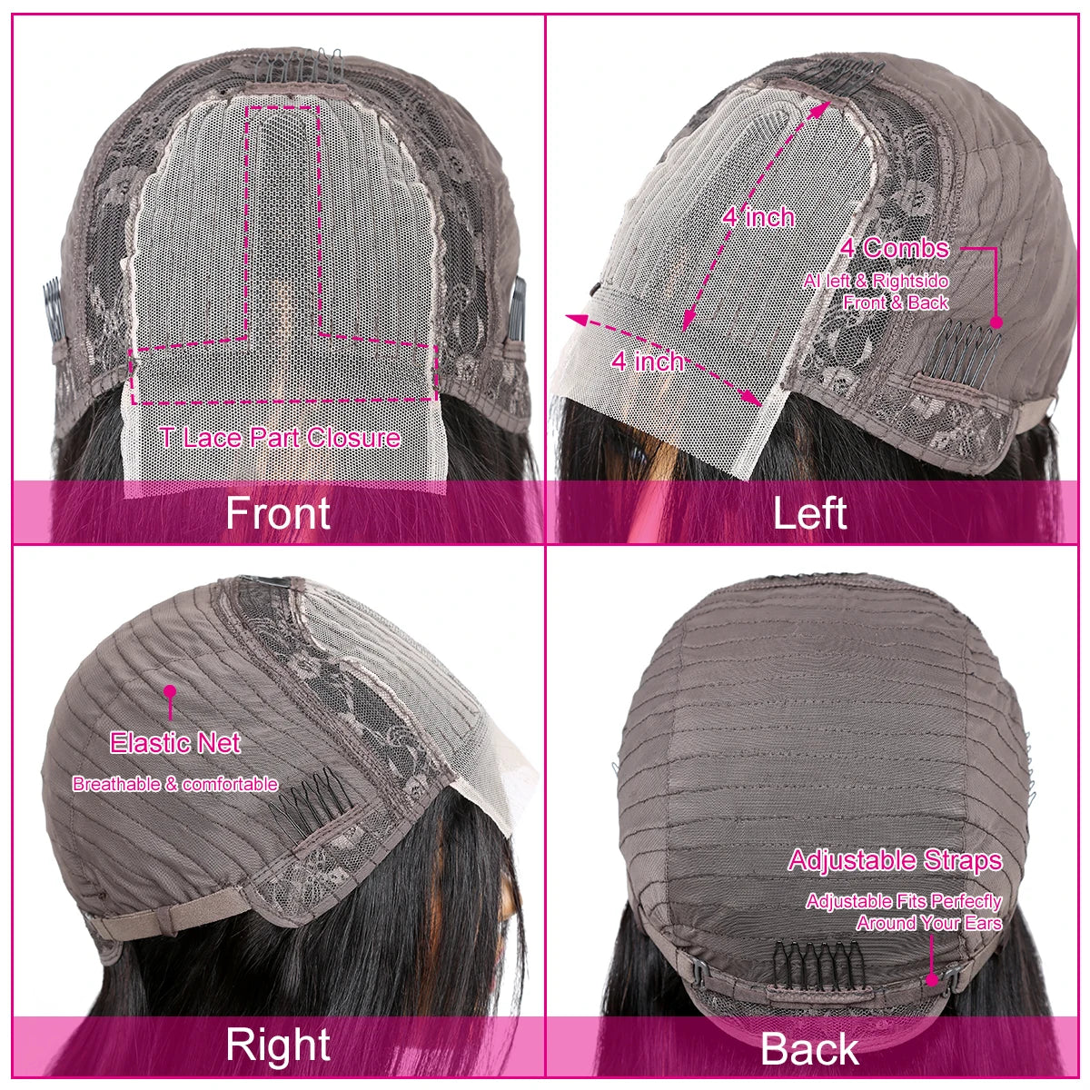 Short Wigs 100% Human Hair