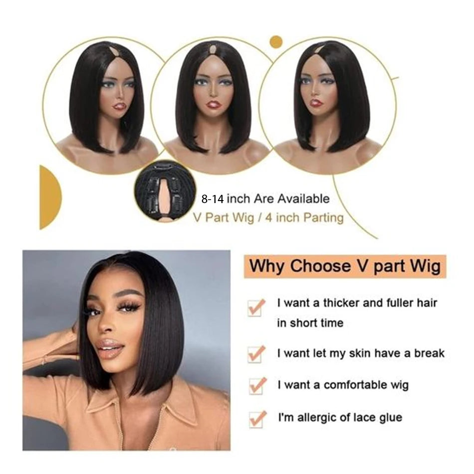 Straight Short Bob Wig V