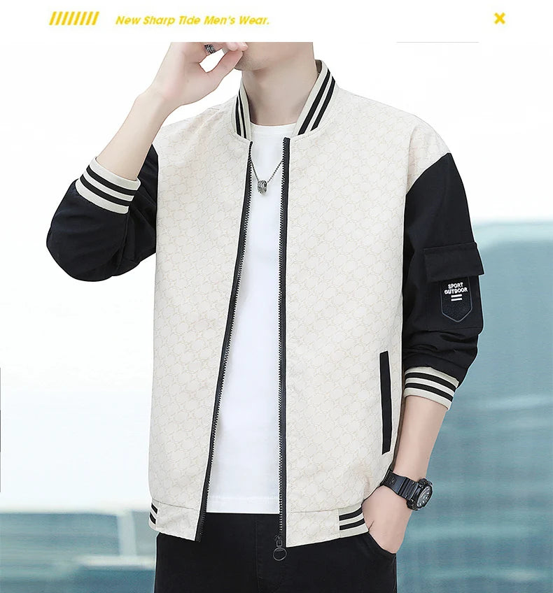 Casual Slim Baseball Suit Coat