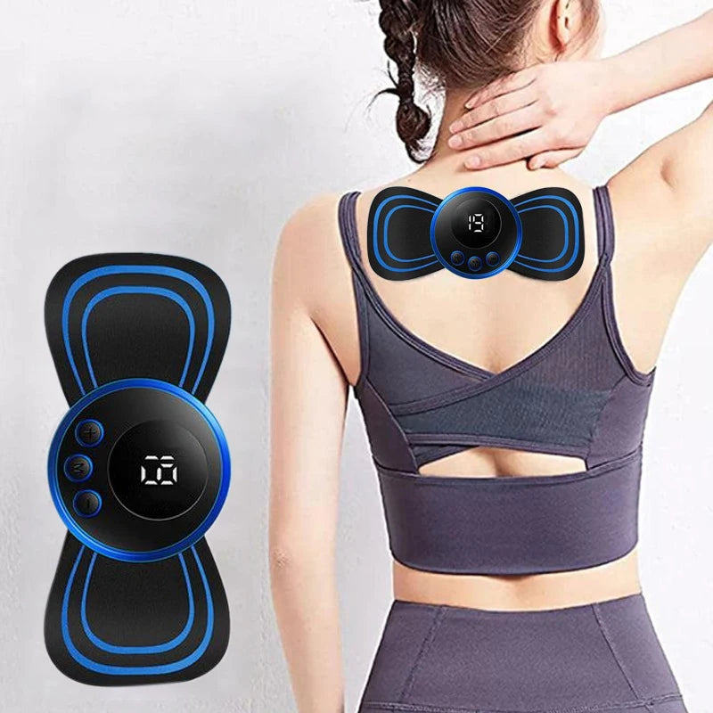Mini Cervical Massager Electronic Pulse Back Massage
