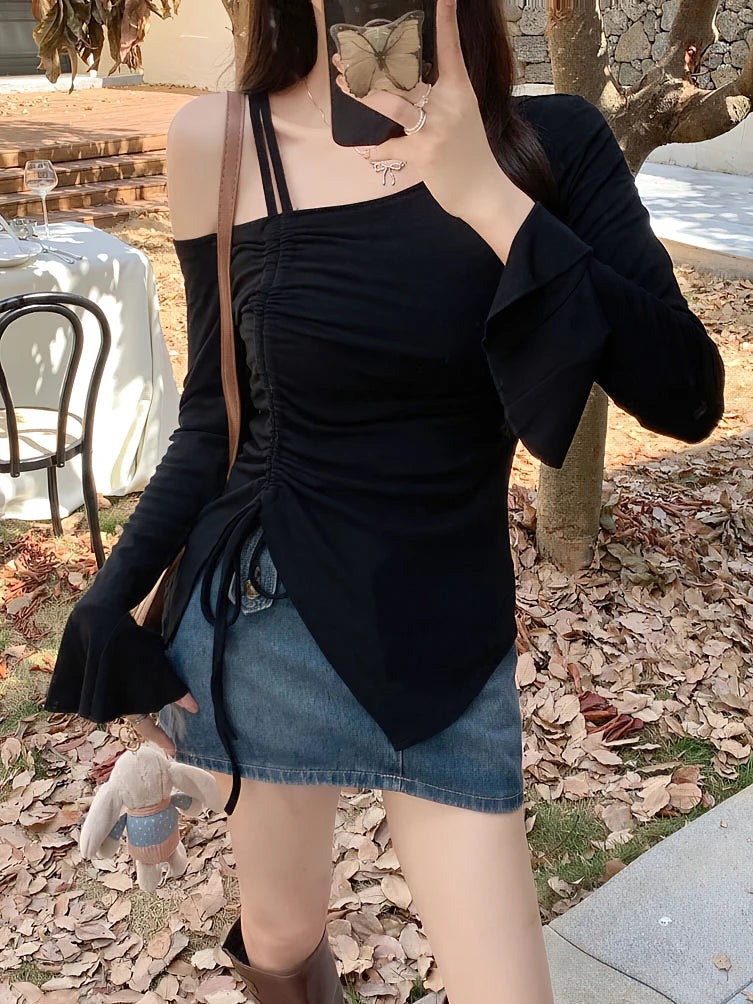 White Off Shoulder Top Women