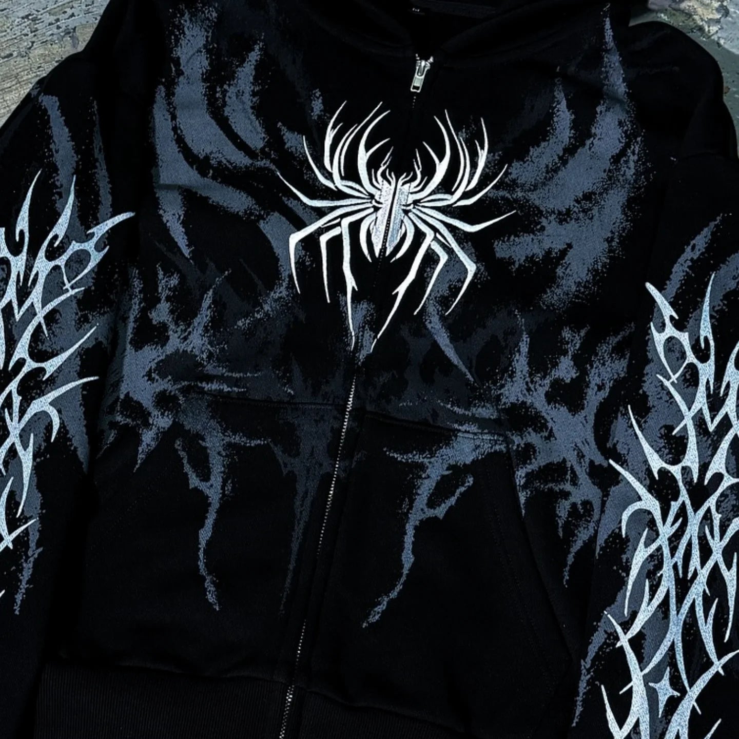 Hip Hop Graphic Print Hoodie