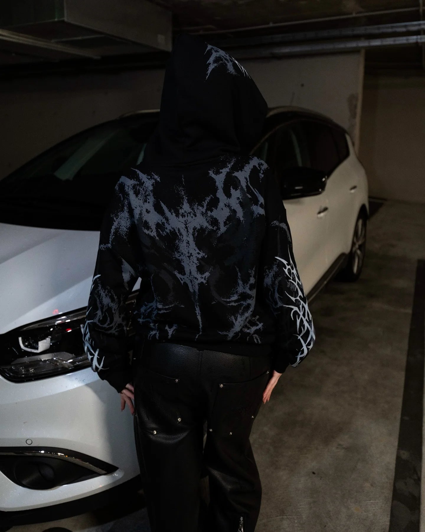 Hip Hop Graphic Print Hoodie