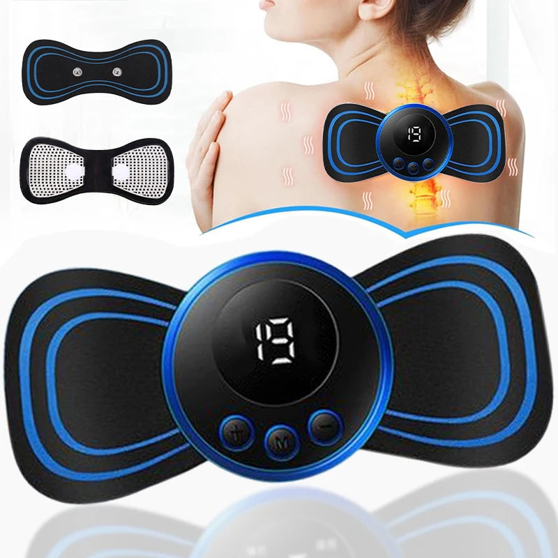 Mini Cervical Massager Electronic Pulse Back Massage