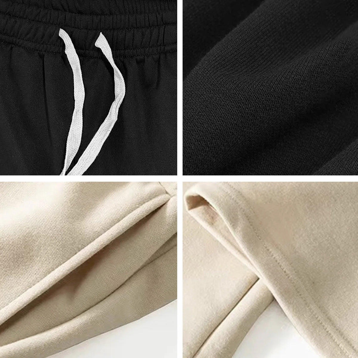 Straight leg jogging pants,