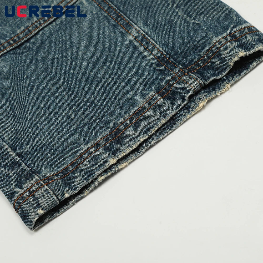 Ripped Double Knee Jeans