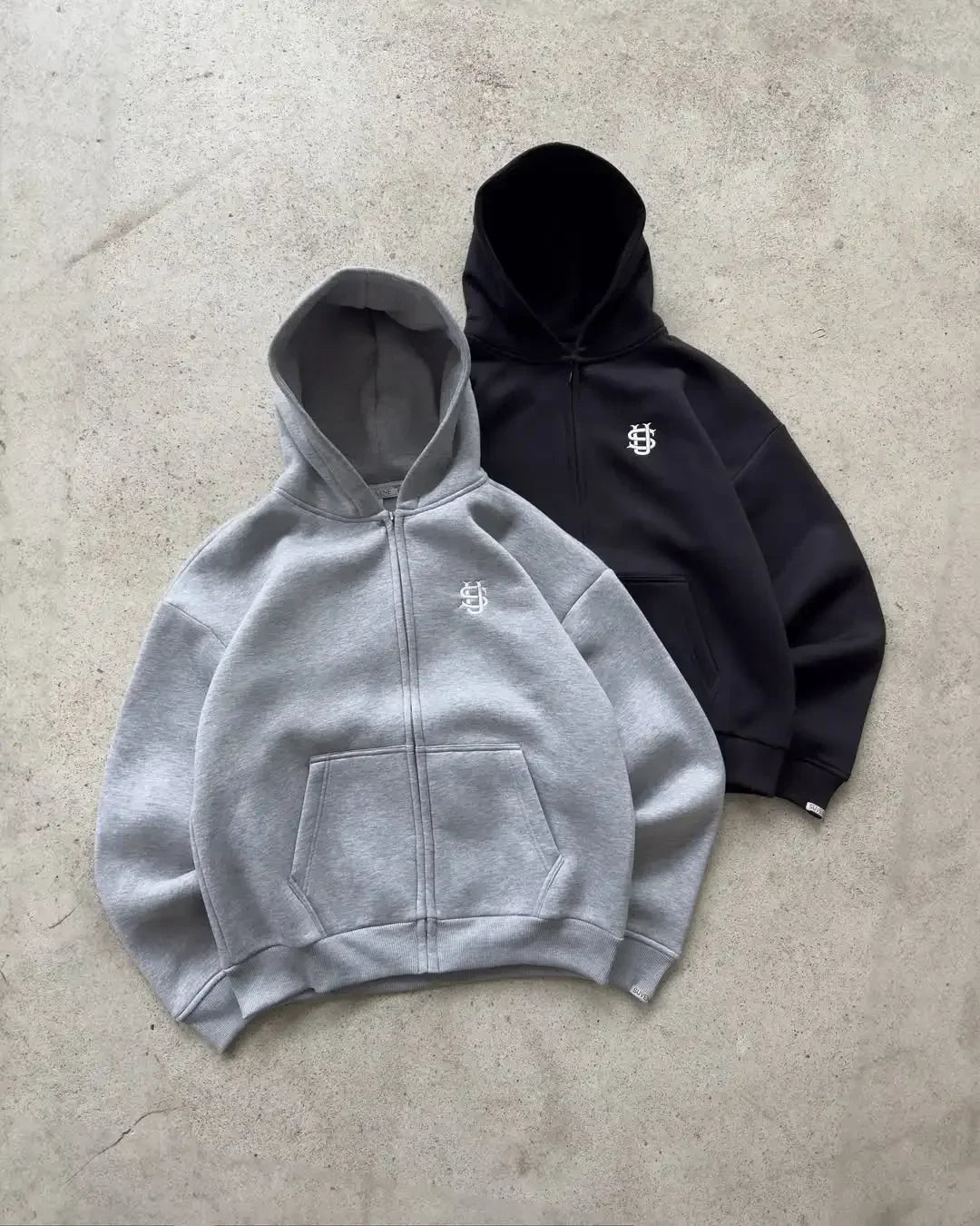 casual zipper hoodie