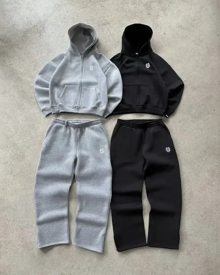 casual zipper hoodie