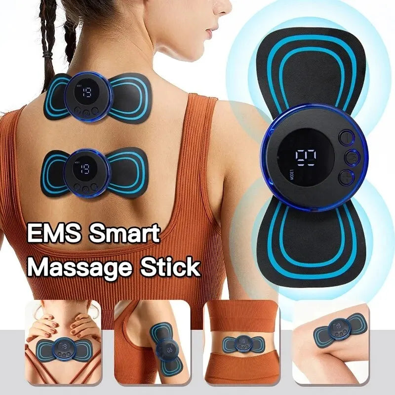 Mini Cervical Massager Electronic Pulse Back Massage