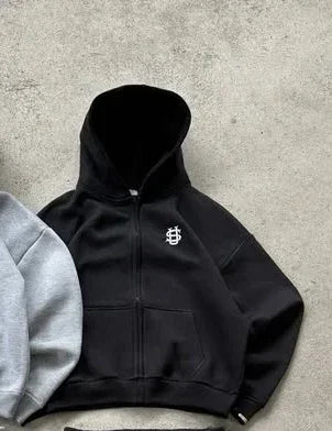 casual zipper hoodie
