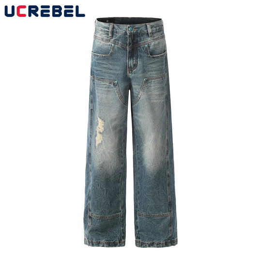 Ripped Double Knee Jeans