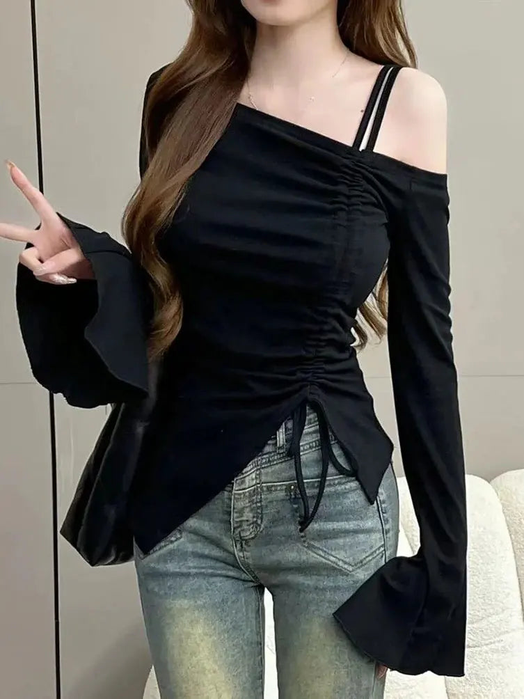 White Off Shoulder Top Women