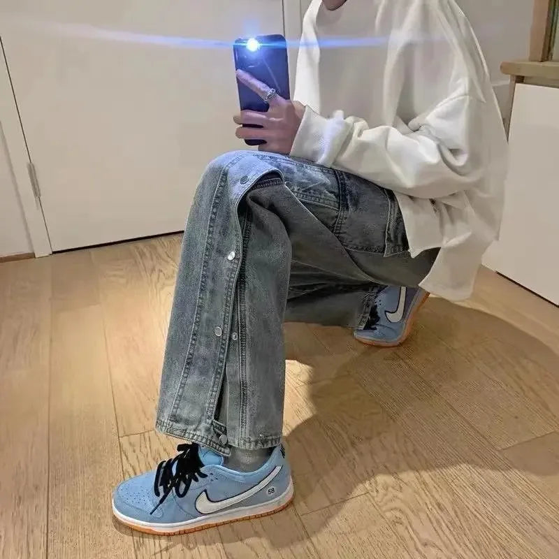 Straight-leg Jeans