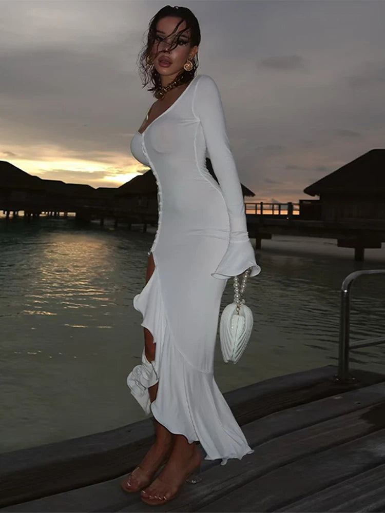 Dress Women Sexy Flare