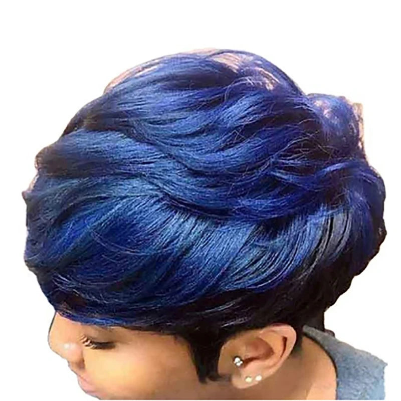Short Curly African American  Wig