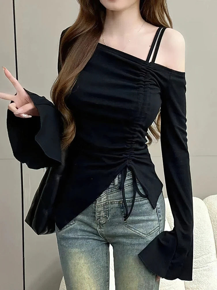 White Off Shoulder Top Women